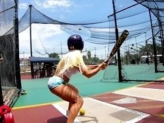Big butt blonde Nikki Delano teases and gets fucked balls deep