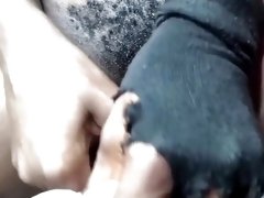 Riding that big dick with my ebony tight pussy