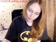 Fingering Her Ass After Webcam Striptease
