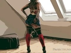 strong wonder woman used like a slut - first time cosplay costume roleplay sex