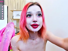 SEX IN THE MOUTH - PRIVATE MAEUP - FACE PIRSING - HEAVY LIPSTICK - DEEP SWALLOWING - YOUNG GIRL