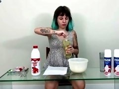 cake baking gone wrong - wet & messy play and fuck