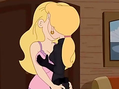 brickleberry - ethel anderson and amber kissing