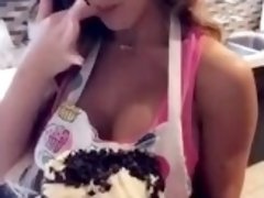 Cherie DeVille sucks off her real stepson on Snapchat