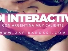 JOI CON ARGENTINA SUPER CALIENTE  MUY INTENSO  INTERACTIVO
