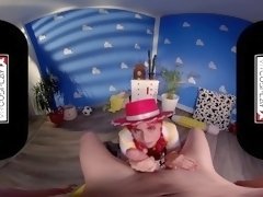 VRCosplayX In Your XXX TOY STORY Redhead Jessie Squirts On Your Dick