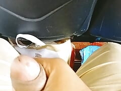 Handjob in public bus in Tamil collage boy solo handjob with cum